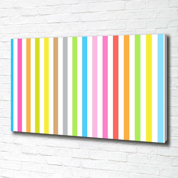Bild auf leinwand Bunte Streifen