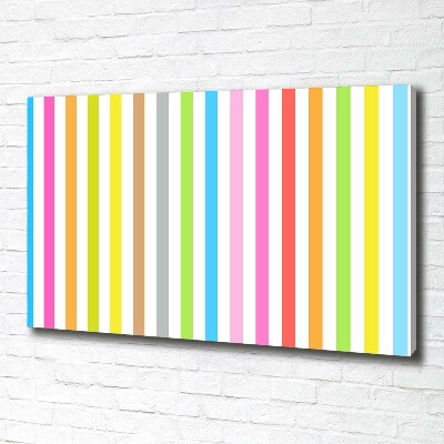 Bild auf leinwand Bunte Streifen