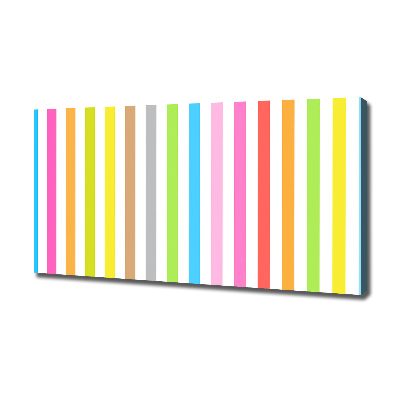 Bild auf leinwand Bunte Streifen