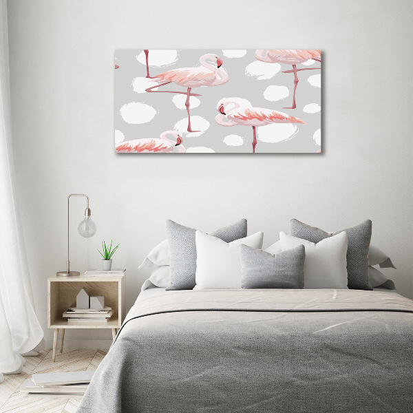 Wandbild Flamingos