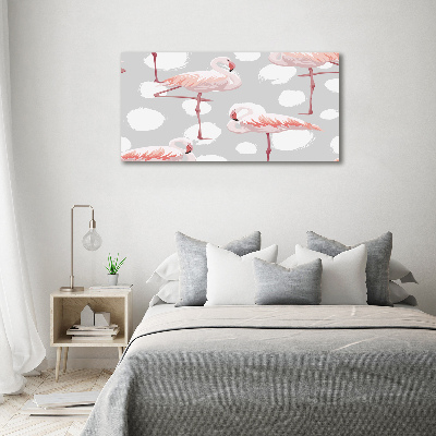 Wandbild Flamingos