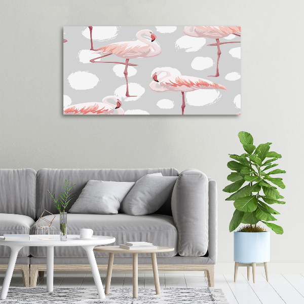 Wandbild Flamingos