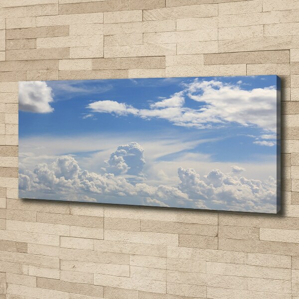 Bild auf leinwand Wolken am Himmel