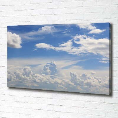 Bild auf leinwand Wolken am Himmel