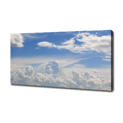 Bild auf leinwand Wolken am Himmel