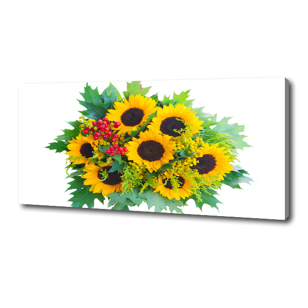 Fotobild Ein Strauß Sonnenblumen