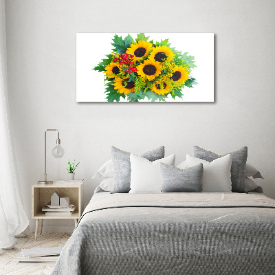 Fotobild Ein Strauß Sonnenblumen