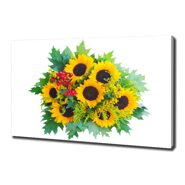 Fotobild Ein Strauß Sonnenblumen