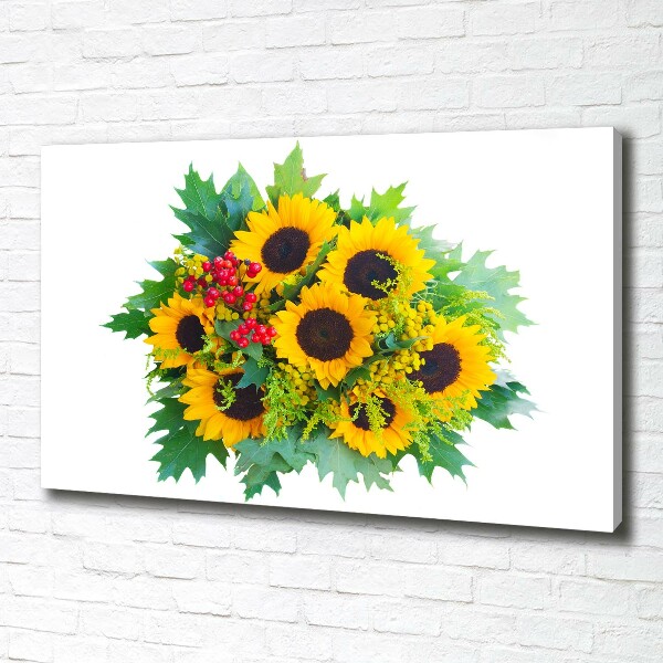Fotobild Ein Strauß Sonnenblumen