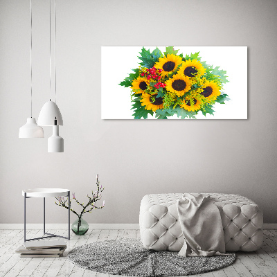 Fotobild Ein Strauß Sonnenblumen