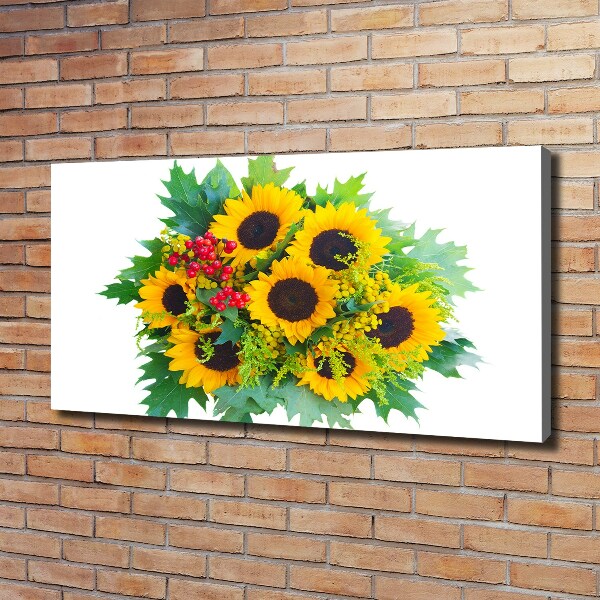 Fotobild Ein Strauß Sonnenblumen