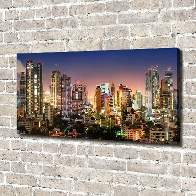 Wandbild Bangkok bei Nacht