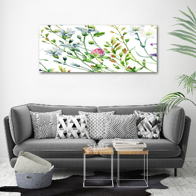 Bild auf leinwand Wildblumen