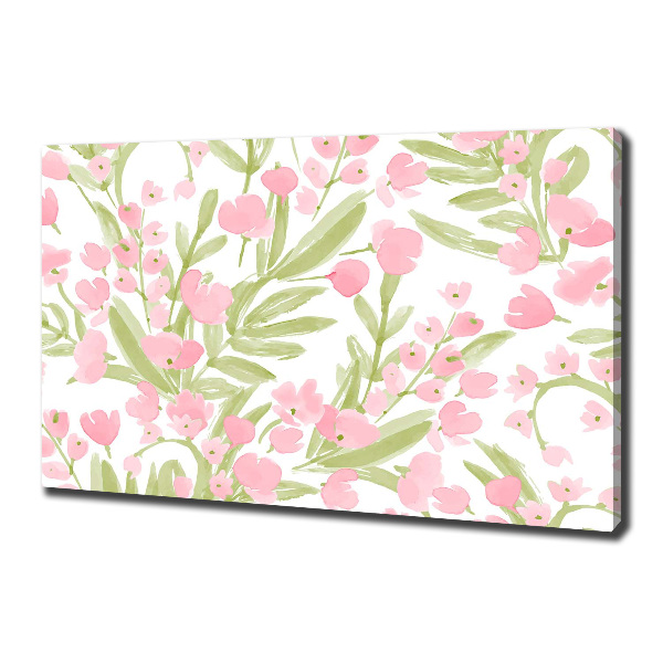 Wandbild Blumenmuster