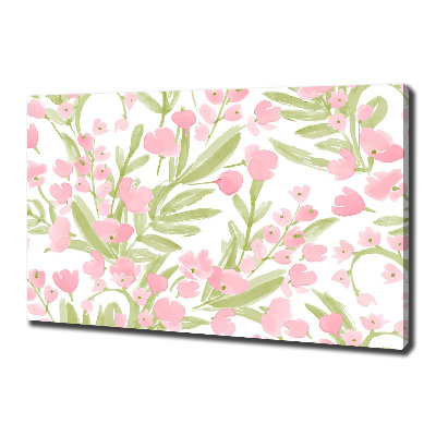 Wandbild Blumenmuster