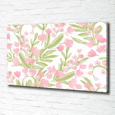 Wandbild Blumenmuster