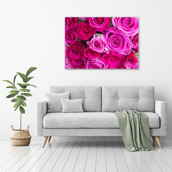 Fotobild Strauß aus rosa Rosen