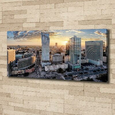 Wandbild Warschau, Polen