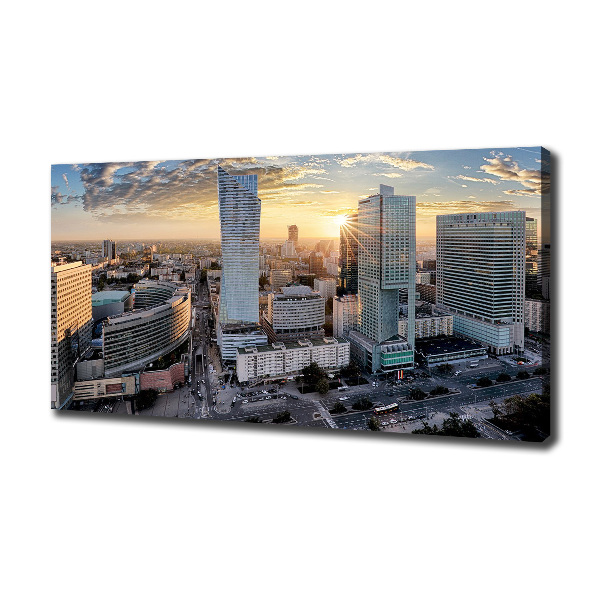 Wandbild Warschau, Polen