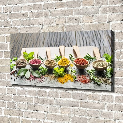 Bild auf leinwand Bunte Gewürze
