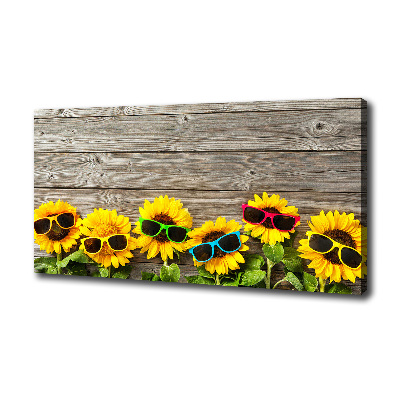 Wandbild Sonnenblumen