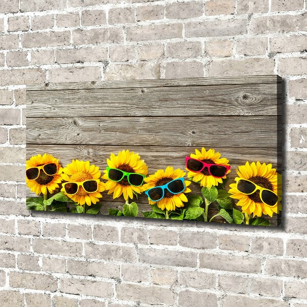 Wandbild Sonnenblumen
