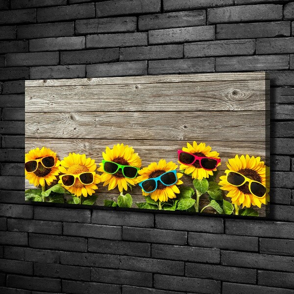 Wandbild Sonnenblumen