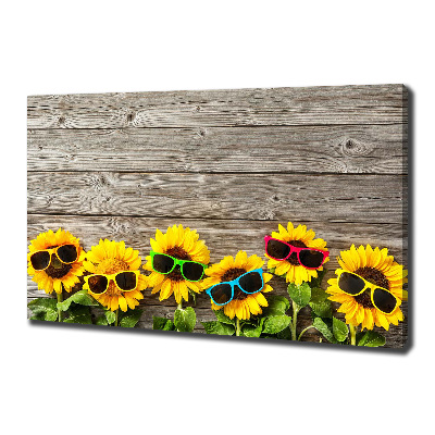 Wandbild Sonnenblumen