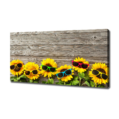 Wandbild Sonnenblumen