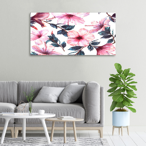 Wandbild Hibiskusblüten