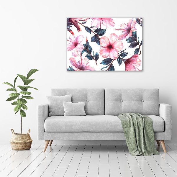 Wandbild Hibiskusblüten