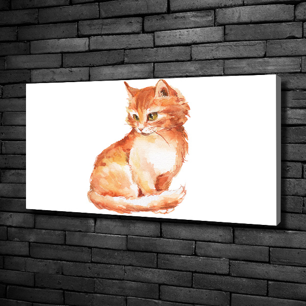 Wandbild Ingwerkatze
