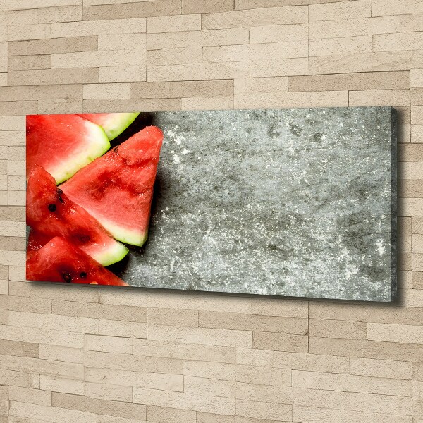 Wandbild Geschnittene Wassermelone