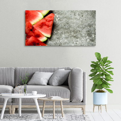 Wandbild Geschnittene Wassermelone