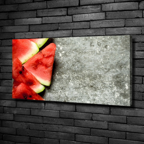Wandbild Geschnittene Wassermelone