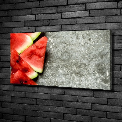 Wandbild Geschnittene Wassermelone