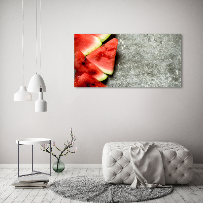 Wandbild Geschnittene Wassermelone