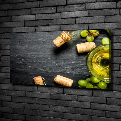 Fotobild Weißwein und Früchte