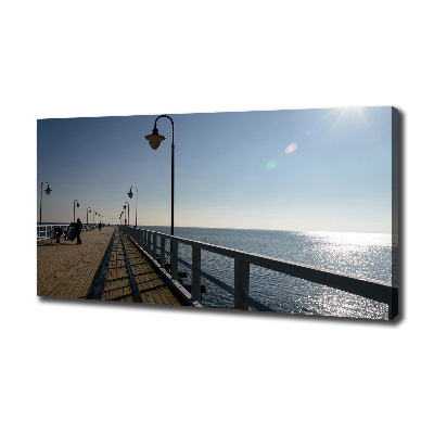 Wandbild Pier in Gdynia