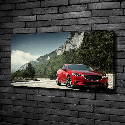 Fotobild Auto in den Bergen