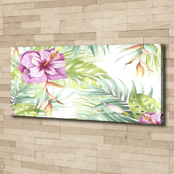 Bild auf leinwand Hawaiianische Blumen