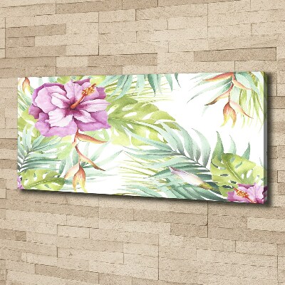 Bild auf leinwand Hawaiianische Blumen