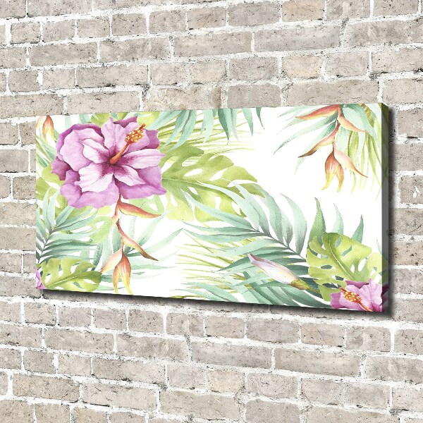Bild auf leinwand Hawaiianische Blumen