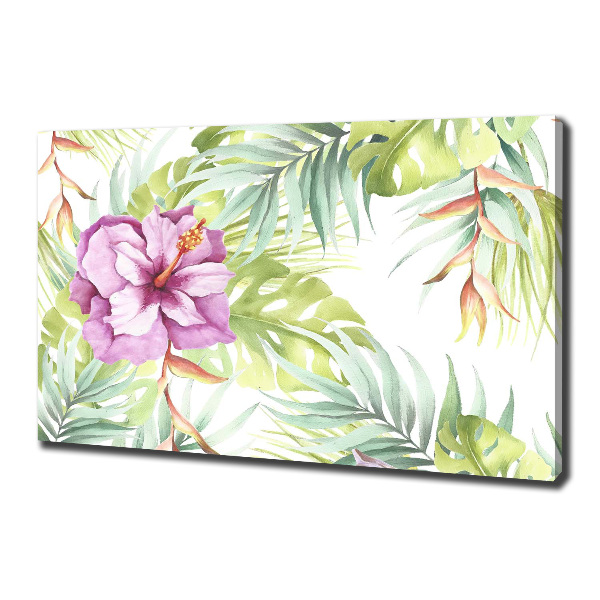 Bild auf leinwand Hawaiianische Blumen