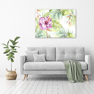 Bild auf leinwand Hawaiianische Blumen