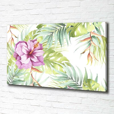 Bild auf leinwand Hawaiianische Blumen