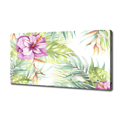 Bild auf leinwand Hawaiianische Blumen