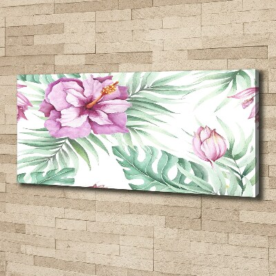 Wandbild Hawaiianische Blumen