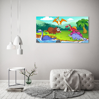 Wandbild Dinosaurier