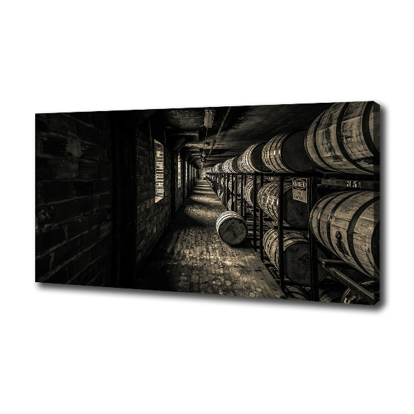 Wandbild Bourbonfässer